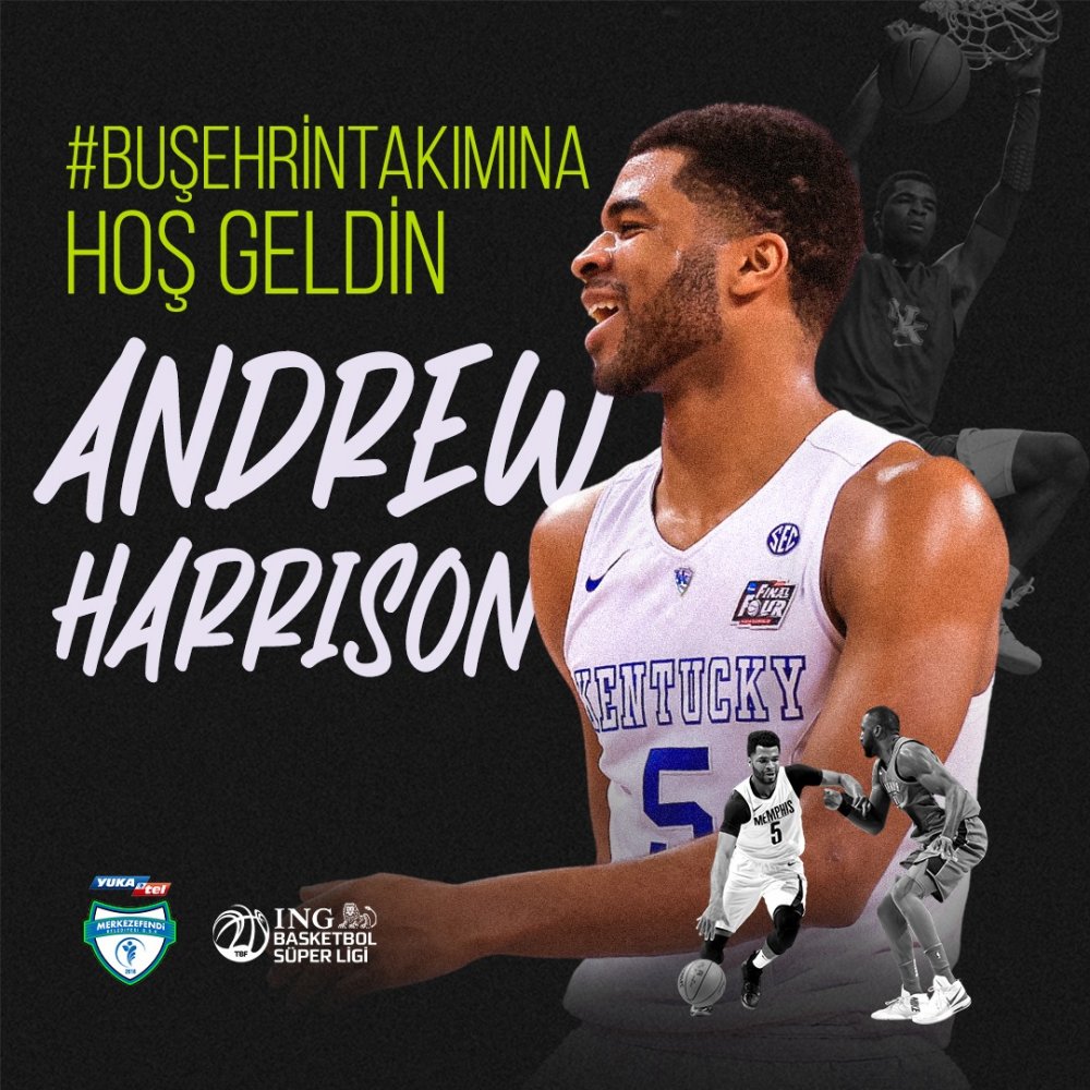 ING Basketbol Süper Ligi ekiplerinden Yukatel Merkezefendi Belediyesi Denizli Basket, yeni sezon öncesi kadrosunu güçlendirdi. Denizli ekibi NBA patentli yıldız Andrew Harrison’ın transferini resmen açıkladı.