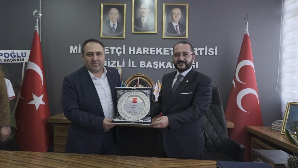 MHP MYK üyeleri Ali Uçak ve Mustafa Aksoy, MHP Denizli İl Başkanı Mehmet Ali Yılmaz'ı ve partilileri ziyaret etti. Ziyarette konuşan Yılmaz, 