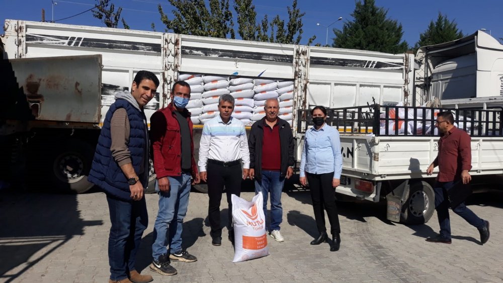 Denizli'de bakanlıkça onaylanan Çayır Mera Islah ve Amenajman Projesi kapsamında 72 bin kilogram macar fiğ tohumunun 8 ilçeye dağıtımı yapıldı.