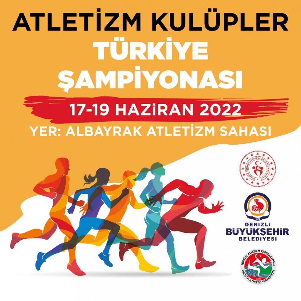 Denizli Büyükşehir Belediyesinin ev sahipliğinde Yol Bisikleti Türkiye Şampiyonası ile Atletizm Kulüpler Türkiye Şampiyonası gerçekleştirilecek. Ulusal çapta büyük önem arz eden müsabakalara tüm vatandaşların davetli olduğu belirtildi.
