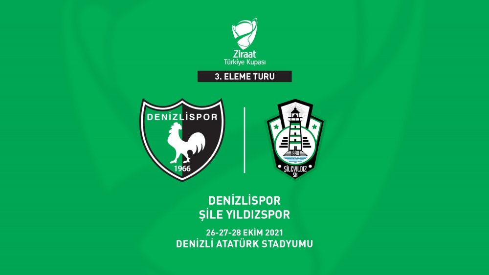 Denizlispor’un Ziraat Türkiye Kupası 3. Eleme Turundaki rakibi 3. Lig ekibi gema Polimer Şile Yıldızspor oldu.